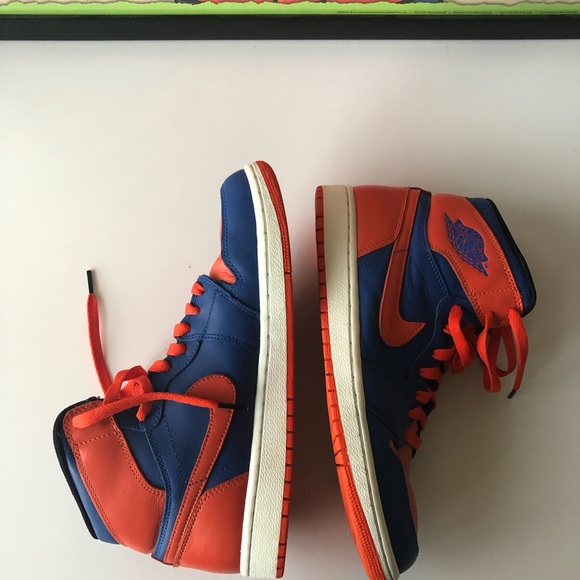 Nike Air Jordan 1 “ Knicks “ size 9 VNDS - Picture 2 of 7